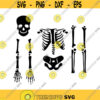 Skeleton for costume or signs Decal Files cut files for cricut svg png dxf Design 462