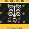 Skeleton halloween candy SVG skeleton SVG halloween skeleton svg halloween svg skeleton torso Svg for CriCut svg jpg png dxf Silhouette Design 99