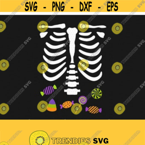 Skeleton halloween candy SVG skeleton SVG halloween skeleton svg halloween svg skeleton torso Svg for CriCut svg jpg png dxf Silhouette Design 99