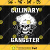 Skull Culinary Gangster Svg Png
