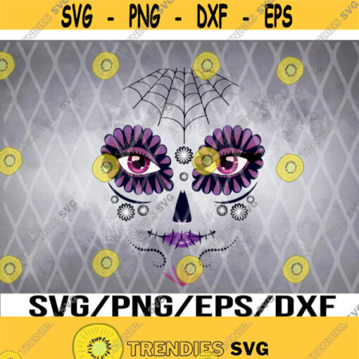Skull Halloween svg Face Halloween svg horror halloween svg for Cut File SVG PNG eps dxf Design 239