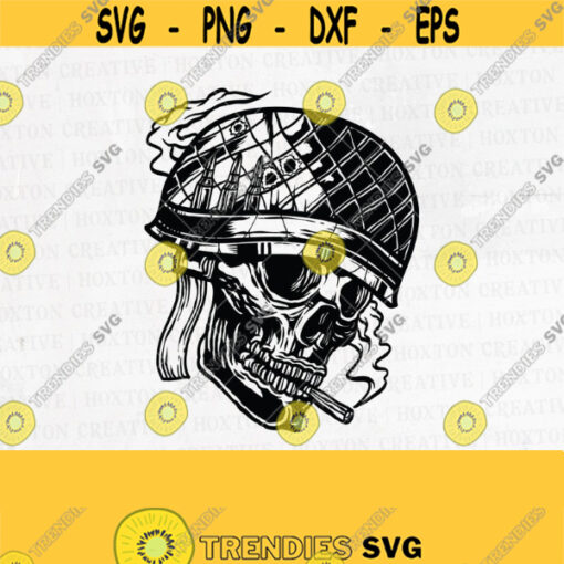 Skull Military Smoking Weed Joint Svg File Smoking Skull Svg Smoking Cannabis Svg Smoking Marijuana Svg Smoking Joint Skull ClipartDesign 902