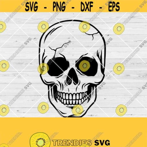 Skull SVG Skull Clipart Skull Cut Files For Silhouette Skull Files for Cricut Skull Dxf Skull Png Skull Eps Skull Vector