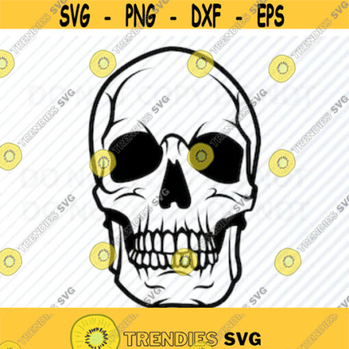 Skull SVG human skull Vector Images silhouette Clip Art for Vinyl Cutting SVG Files For Cricut Eps Png Stencil ClipArt Halloween skull Design 189