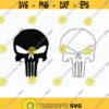 Skull SVG. Punisher Skull SVG. Skull Cricut. Bundle Punisher Skull SVG. Skull Clipart. Skull Silhouette. Skull Cutting file. Skull Shirt svg