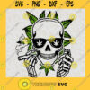 Skull Smoking Weed Svg File Smoking Cannabis Svg Smoking Marijuana svg