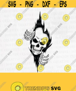 Skull In The Wall Svg Skull Svg Skeleton Svg Approaching Skull Svg Skull Design Skull Shirt Cut Filedesign – Instant Download
