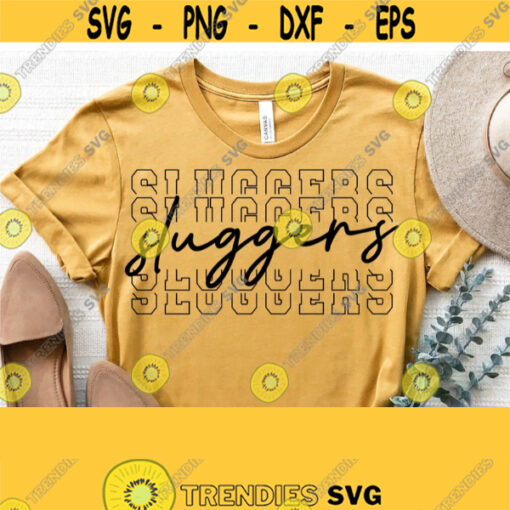 Sluggers Svg Sluggers Team Spirit Svg Cut File High School Team Mascot Logo Svg Files for Cricut Cut Silhouette FileVector Download Design 1406