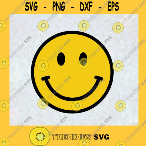 Smile Icon Smiling Face Emotions Icon SVG Birthday Gift Idea for Perfect Gift Gift for Friends Gift for Everyone Digital Files Cut Files For Cricut Instant Download Vector Download Print Files