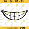 Smile SVG Smile Teeth SVG Smiling Cut File Smile Stencil Smiley Cricut Silhouette Cut File Print At Home Digital Download Mask svg 43