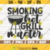 Smoking Hot Grill Master SVG Cut File Cricut Commercial use Instant Download Silhouette Barbecue Dad SVG Barbecue Apron Design 1067