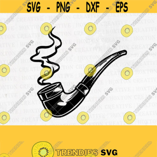 Smoking Pipe Svg File Pipe Clipart Pipe Svg Smoking Pipe Png Pipe Clipart Smoke Svg Cutting FilesDesign 312