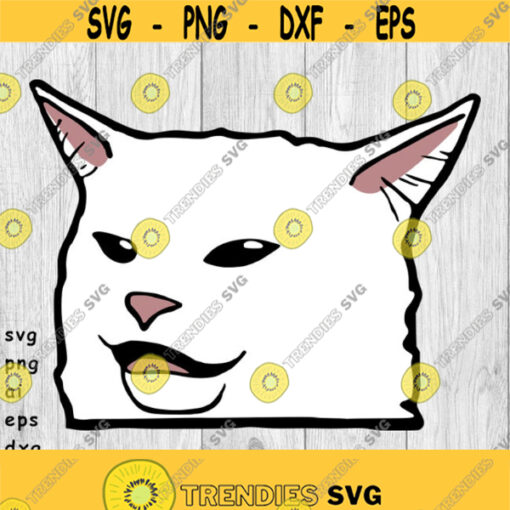 Smudge Cat Peeking Cat 1 2 or 3 Colors svg png ai eps dxf DIGITAL FILES for Cricut CNC and other cut or print projects Design 111