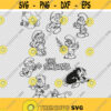 Smurfs Bundle Collection SVG PNG EPS File For Cricut Silhouette Cut Files Vector Digital File
