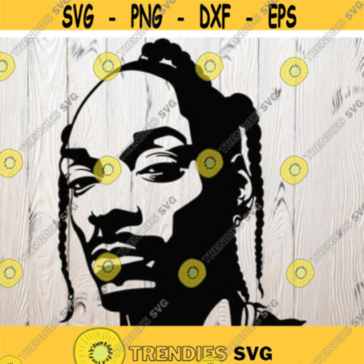 Snoop Dogg SVG Cutting Files 2 Rapper Portrait Files for CricutHip Hop SVG Rap Cricut. Design 10
