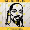 Snoop Dogg SVG Cutting Files West Coast Digital Clip Art Calvin Broadus Portrait SVG Files for CricutHip Hop Rap Cricut. Design 1