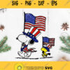 Snoopy And Peanut 4Th Of July Svg Snoopy And Peanut America Flag Svg Snoopy America Svg