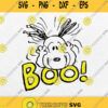 Snoopy Boo Halloween Svg Png