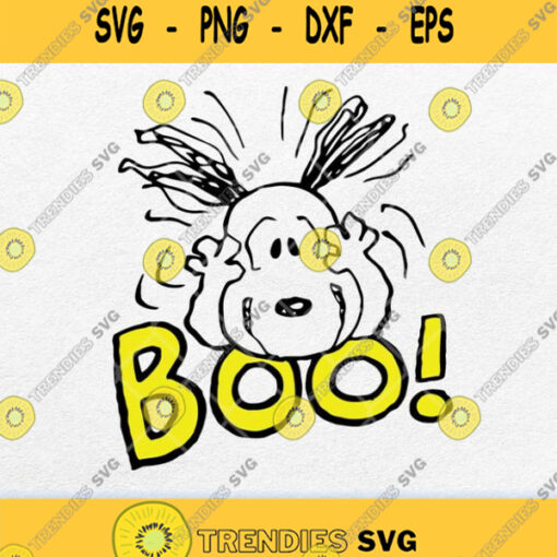 Snoopy Boo Halloween Svg Png