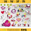 Snoopy Happy Valentines Day Bundle Svg Snoopy And Charlie Brown Svg Snoopy Love Svg Peanuts Valentine Svg Snoopy Hugging Heart Svg