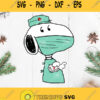 Snoppy Nurse Svg Nurse Svg Doctor Svg Snoopy Quarantine Svg