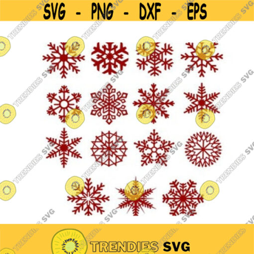 Snow Flake Winter Cuttable Design SVG PNG DXF eps Designs Cameo File Silhouette Design 121