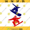 Snow Ski snowboard Cuttable Design SVG PNG DXF eps Designs Cameo File Silhouette Design 1742