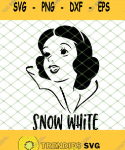 Snow White Silhouette Svg Png Dxf Eps 1 Svg Cut Files Svg Clipart Silhouette Svg Cricut Svg File
