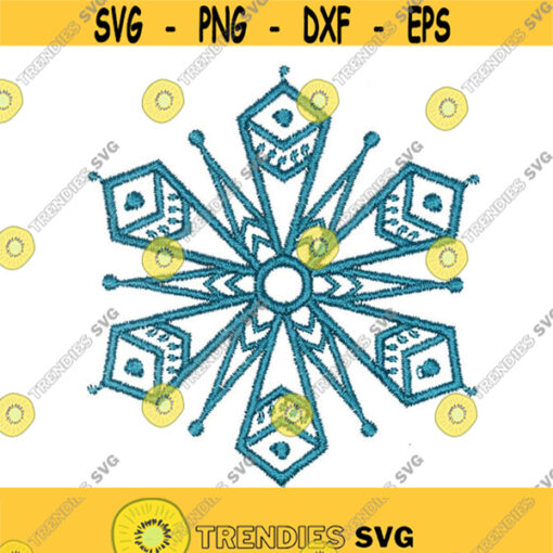 Snowflake Christmas Snow flake design Machine Embroidery INSTANT DOWNLOAD pes dst Design 655