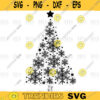 Snowflake Christmas Tree Christmas TreeSnowflake SVGpng cutting file 171