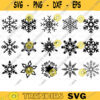 Snowflake Svg Flake Winter svg Xmas svg Christmas svg Winter svg Christmas Snowflake svg Winter Clipart SVG Cut File For CriCut 520 copy