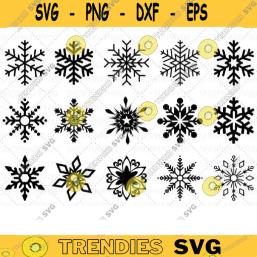 Snowflake Svg Flake Winter svg Xmas svg Christmas svg Winter svg Christmas Snowflake svg Winter Clipart SVG Cut File For CriCut 520 copy