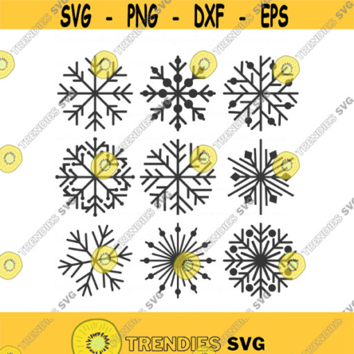 Snowflake svg Christmas svg png dxf Cutting files Cricut Funny Cute svg designs print for t shirt Design 979
