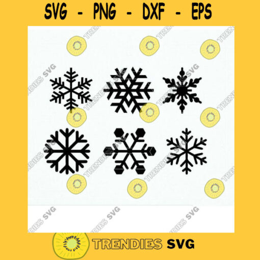 Snowflake svg. Snowflakes clipart. Snowflake cut files digital download svg epspng dxf. Snow flakes silhouette and cricut cut files
