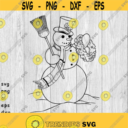 Snowman Christmas Snowman svg png ai eps dxf files for Decals Vinyl Decals Printing T shirts CNC Cricut other cut files Design 54