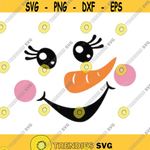 Snowman Face Svg PNG PDF Cricut Silhouette Cricut svg Silhouette svg Christmas SVG Snowman Face Png Cute Snowman Snowman Cut File Design 1974