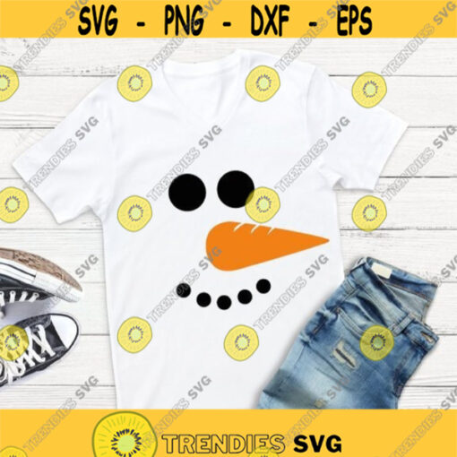 Snowman Face Svg Snow Cute Svg Frosty Svg Snowman Silhouette Shades Svg Christmas Svg Carrot Nose Svg Xmas Svg for Cricut Png