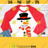 Snowman Svg Snowman Shirt Svg Boy Winter Design Svg Boy Snowman Svg Christmas Shirt Svg Cricut File Silhouette Printable Sublimation Design 849