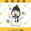 Snowman svg snowman with snowflakes svg christmas svg baby svg png dxf Cutting files Cricut Funny Cute svg designs print for t shirt Design 980