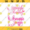 Snuggle Bunny Easter Cuttable Design Pack SVG PNG DXF eps Designs Cameo File Silhouette Design 1865