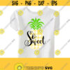 So Sweet Pineapple SVG Pineapple Cut Files Pineapple Print Files Digital Cut Files Svg Dxf Ai Eps Pdf Png Jpeg