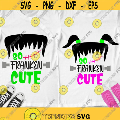 So franken cute SVG Monster SVG Halloween svg Kids Halloween svg