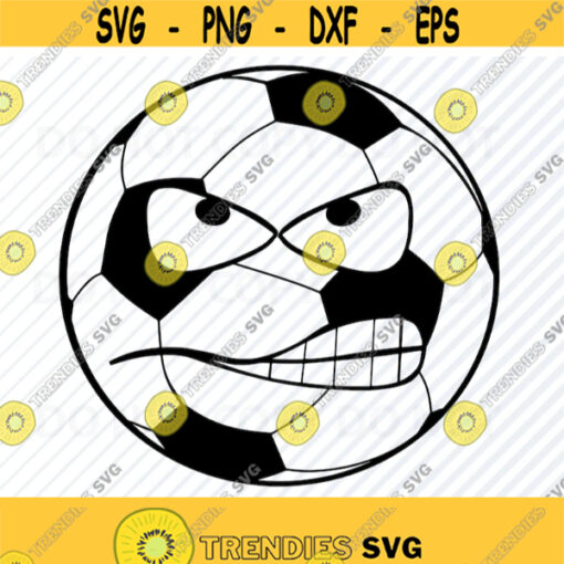 Soccer Ball SVG File for Cricut Soccer Balls Logo Vector Images Sports Clip Art Soccer ball face svg Eps Png soccer sports balls Football Design 417