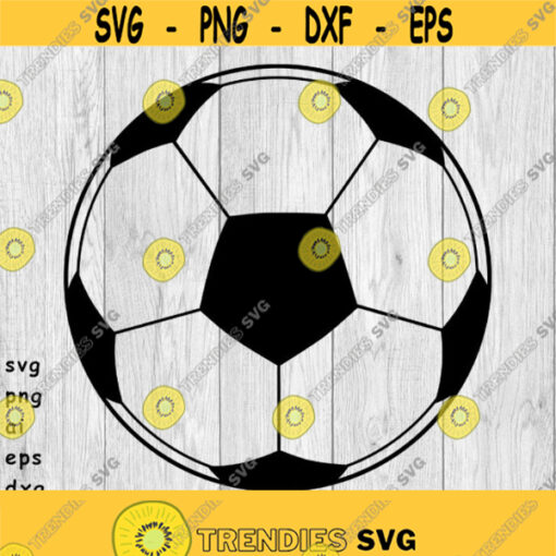 Soccer Ball svg png ai eps and dxf file types Can be used for decals printing t shirts CNC and more Design 323