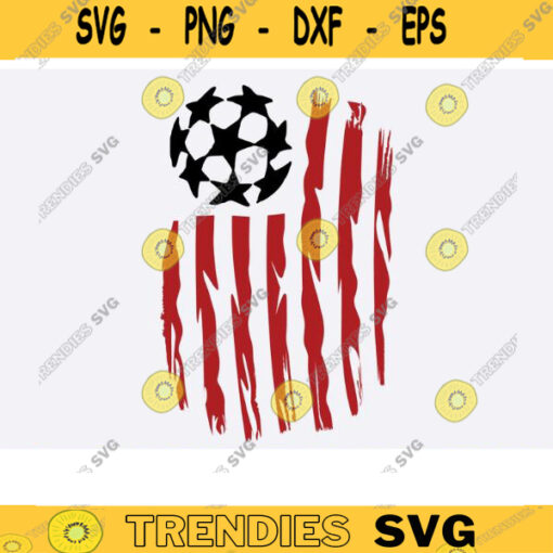 Soccer Svg soccer ball usa american flag svg American fan soccer distressed Distressed Soccer Flag Svg USA Soccer Flag Svg USA Flag Design 1167 copy