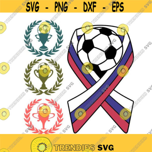 Soccer World Cup Football SVG PNG DXF eps Designs Cameo File Silhouette Design 881