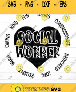 Social Worker Svg Social Work Svg Cricut Svg Designs Essential Worker Svg Svg Files For Cricut Sublimation Designs Downloads