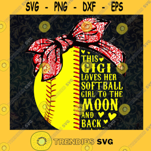 Softball Gigi SVG Mothers Day Idea for Perfect Gift Gift for Mom Digital Files Cut Files For Cricut Instant Download Vector Download Print Files