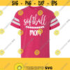 Softball Mom SVG DXF EPS Ai Png Jpeg and Pdf Cutting Files for Electronic Cutting Machines