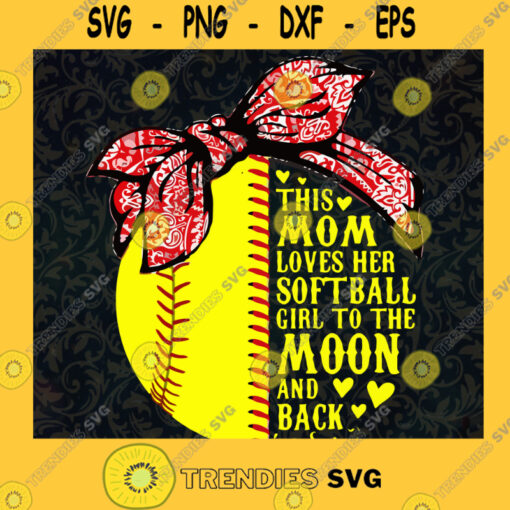 Softball Mom SVG Mothers Day Idea for Perfect Gift Gift for Mom Digital Files Cut Files For Cricut Instant Download Vector Download Print Files